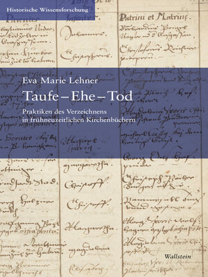 cover image of Taufe – Ehe – Tod